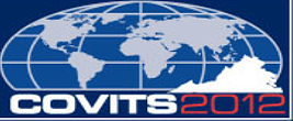 COVITS 2012 logo, a globe graphic with the event name.